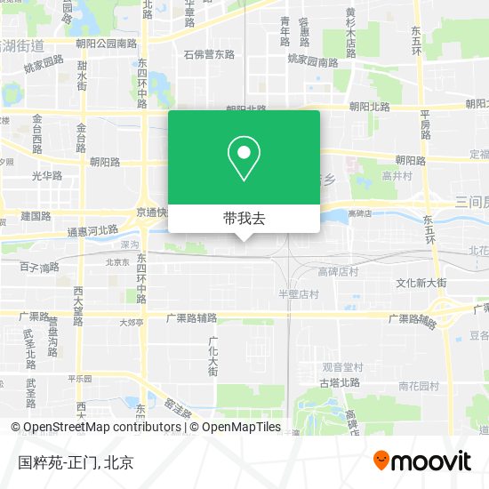 国粹苑-正门地图