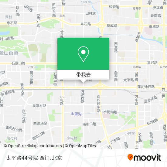太平路44号院-西门地图
