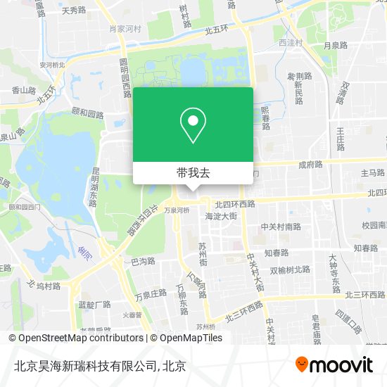 北京昊海新瑞科技有限公司地图