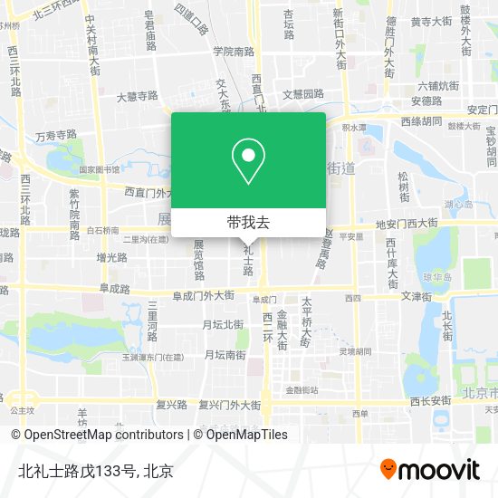 北礼士路戊133号地图