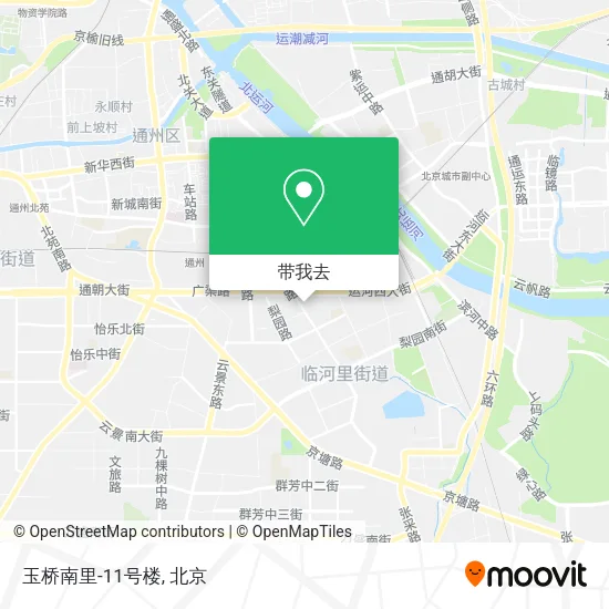 玉桥南里-11号楼地图