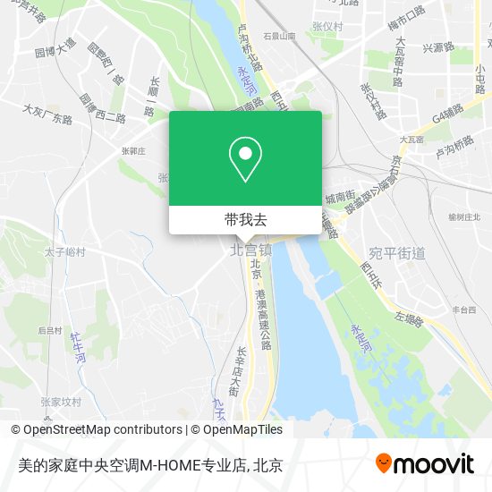 美的家庭中央空调M-HOME专业店地图