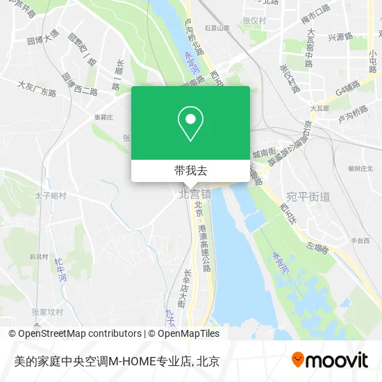 美的家庭中央空调M-HOME专业店地图