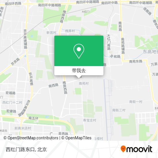 西红门路东口地图