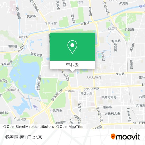 畅春园-南1门地图