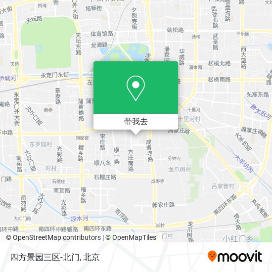 四方景园三区-北门地图