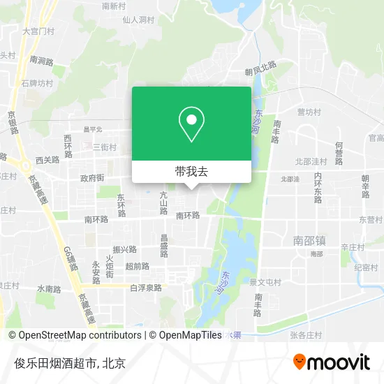 俊乐田烟酒超市地图