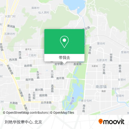 刘艳华按摩中心地图