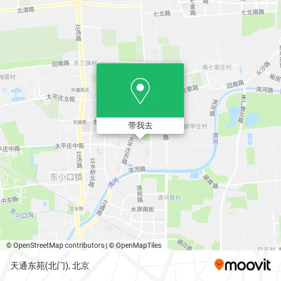天通东苑(北门)地图