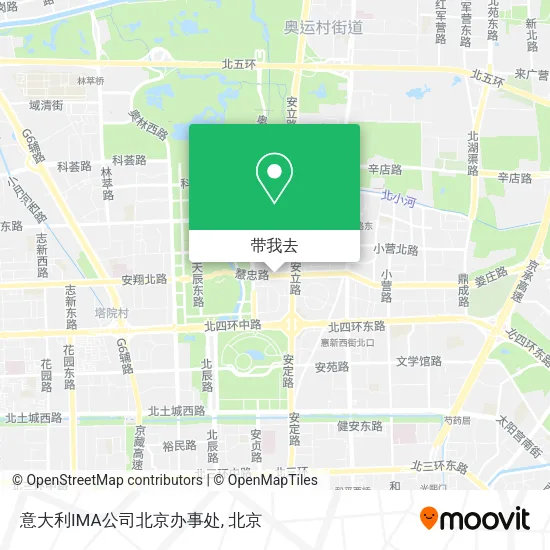 意大利IMA公司北京办事处地图