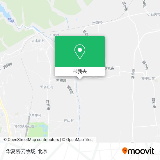 华夏密云牧场地图