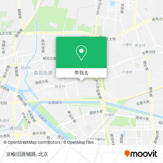 京榆旧路辅路地图