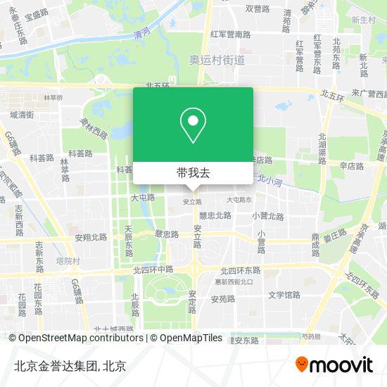 北京金誉达集团地图