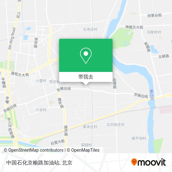 中国石化京榆路加油站地图