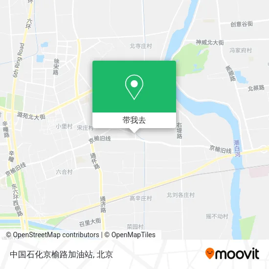 中国石化京榆路加油站地图