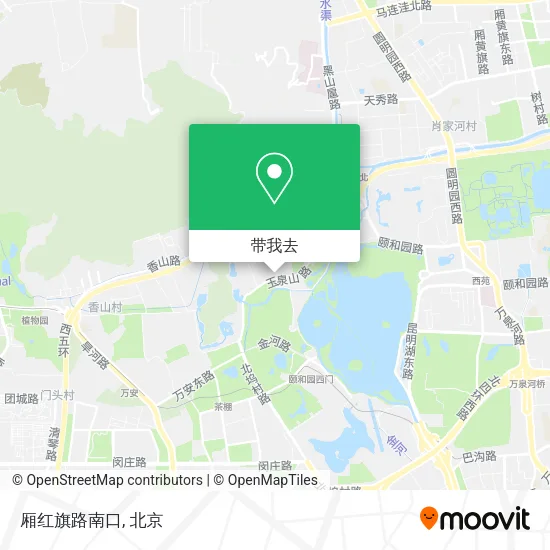 厢红旗路南口地图