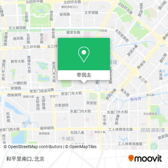 和平里南口地图