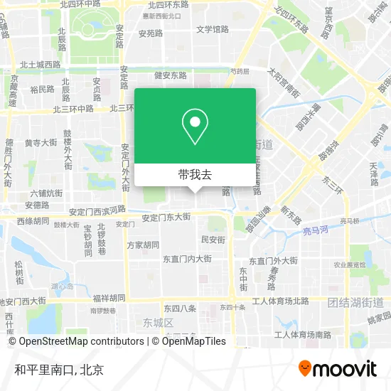 和平里南口地图