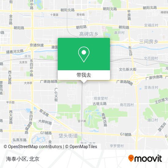 海泰小区地图