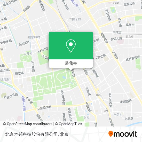 北京本邦科技股份有限公司地图