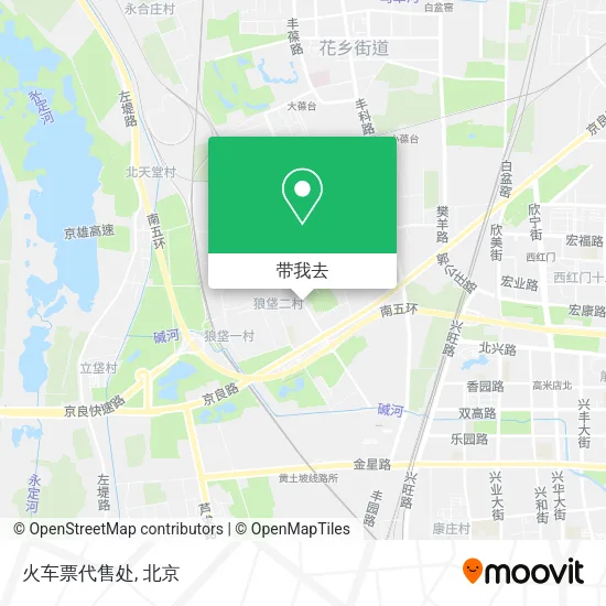 火车票代售处地图