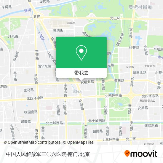 中国人民解放军三〇六医院-南门地图