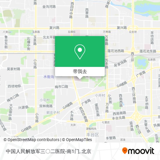 中国人民解放军三〇二医院-南1门地图
