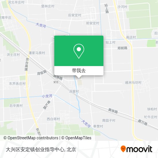 大兴区安定镇创业指导中心地图
