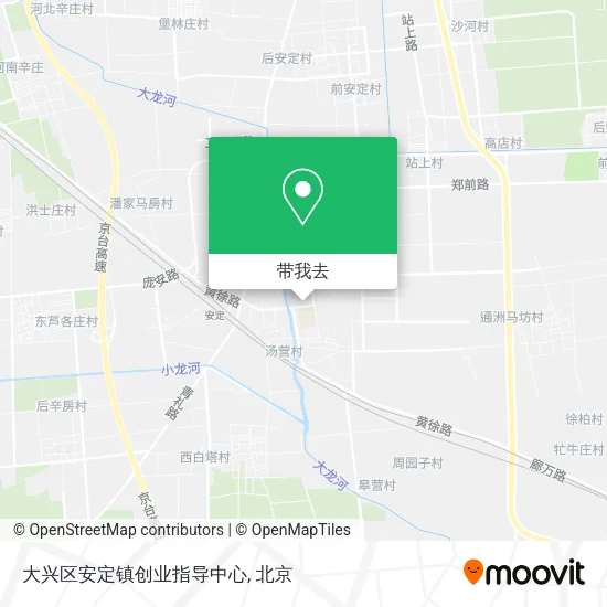 大兴区安定镇创业指导中心地图