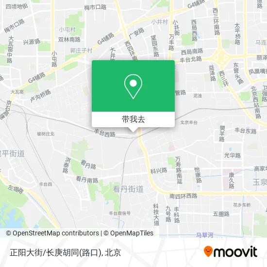 正阳大街/长庚胡同(路口)地图