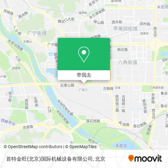首特金旺(北京)国际机械设备有限公司地图