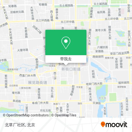 北草厂社区地图