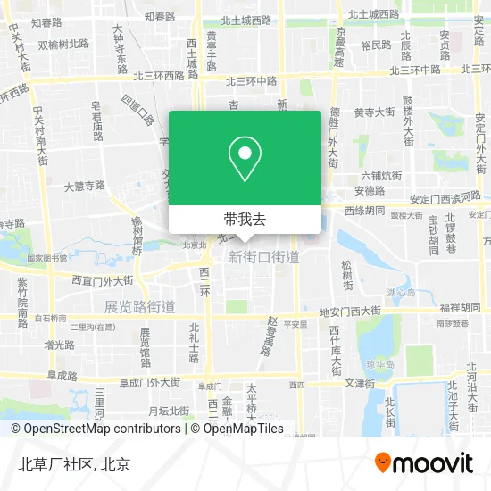 北草厂社区地图