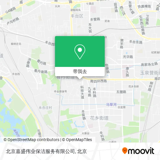 北京嘉盛伟业保洁服务有限公司地图