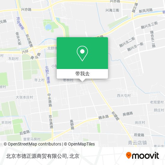 北京市德正源商贸有限公司地图
