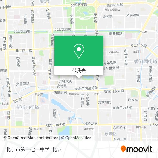 北京市第一七一中学地图
