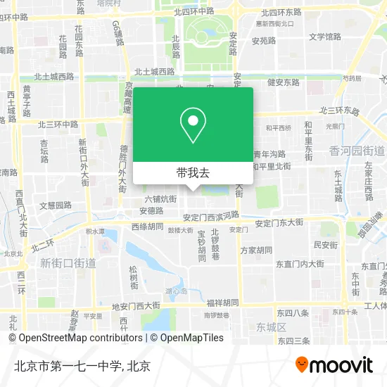 北京市第一七一中学地图