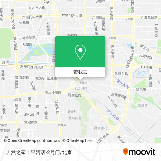 居然之家十里河店-2号门地图