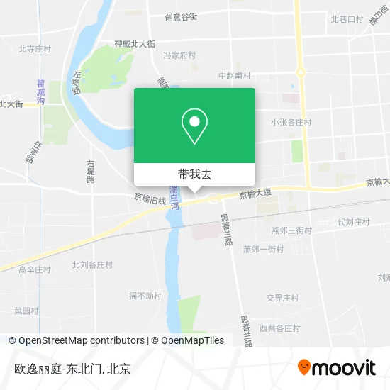 欧逸丽庭-东北门地图