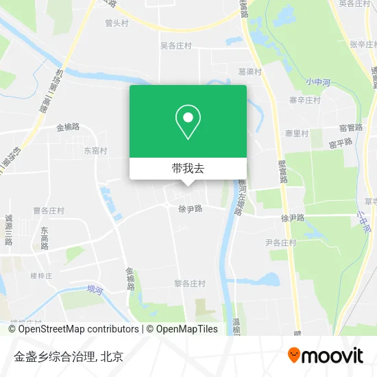 金盏乡综合治理地图