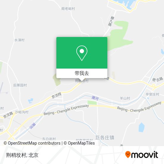 荆稍坟村地图