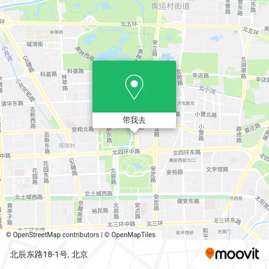 北辰东路18-1号地图