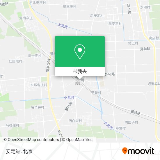 安定站地图