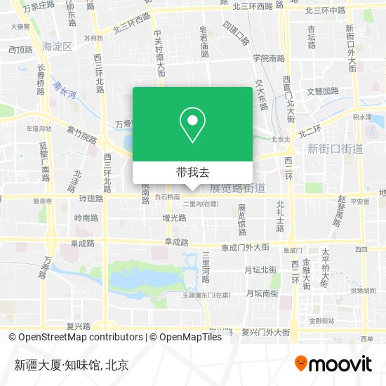 新疆大厦·知味馆地图