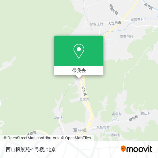 西山枫景苑-1号楼地图