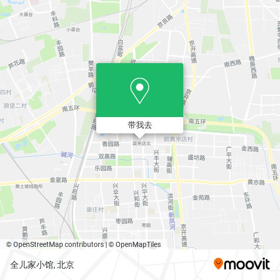 全儿家小馆地图