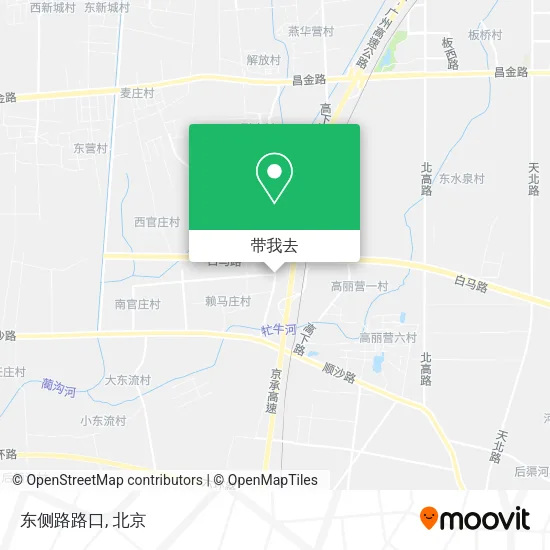 东侧路路口地图