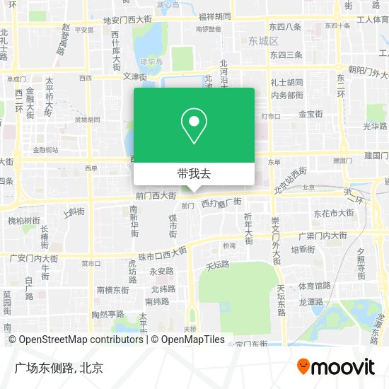 广场东侧路地图