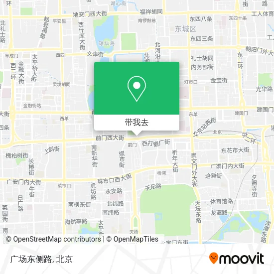 广场东侧路地图