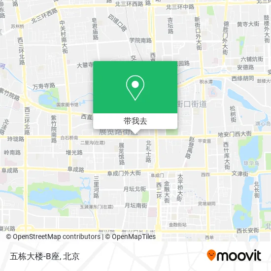 五栋大楼-B座地图